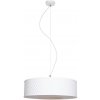 HEXE Luster na lanku GARDA 1xE27/60W/230V pr. 40 cm biela HX0252 + záruka 3 roky zadarmo