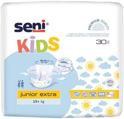 Seni Kids Junior Extra kalh.absorpční 16-30 kg 30 ks