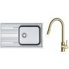 Súprava kuchynská batéria Oltens Litla 35204800, nerezový drez Franke Smart 101.0368.324