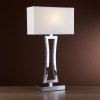 Searchlight - EU4081CC-1 Table - stolová lampa - chrómovo-biela - 570mm