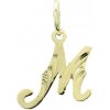 Zlatý prívesok písmeno 