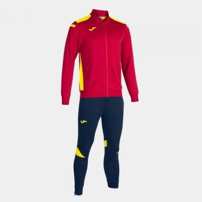 Joma Championship VI Tracksuit red Yellow Navy