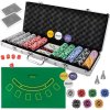 Malatec Poker - sada 500 žetónov v kufríku HQ 23529