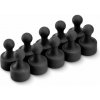 Magnetické figúrky M2 čierne, 10 ks, 12 × 20 mm