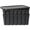 Ferm Living Paper Pulp Box z buničiny, veľký, set 2 ks – čierny
