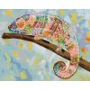 zuty Zuty - Maľovanie Podľa Čísel - Pestrý Chameleon, 80X100 Cm, Plátno+Rám (8596530077312)