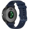 eses Jednofarebný silikónový remienok pre smart hodinky Garmin 20 mm Farba: mesačná modrá