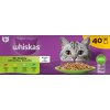 Whiskas Adult rezy s hovädzím mäsom kuracím mäsom lososom tuniakom 40 x 85 g