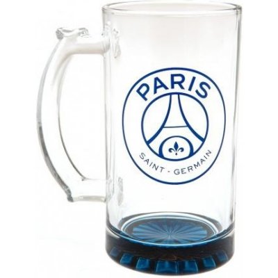 FOREVER COLLECTIBLES Pohár na pivo PARIS SAINT-GERMAIN F.C. Stein Glass Tankard