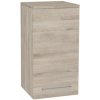 Mereo, Mereo Bino kúpeľňová skrinka horná 63 cm, ľavá, Multidecor, Dub Kronberg svetlý, MER-CN695DKRS