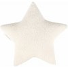 Cotton & Sweets Boho dekoračný vankúš hviezda vanilka Rozmery: malý