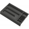 GOLLINUCCI Kúpeľňový organizér s príslušenstvom 400mm 241x372x53mm antracit 10900302