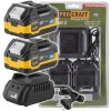 Procraft PBC-Set 2 Sada batérie 20V 4Ah (2 ks) a 1 nabíjačka