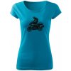 T-ričko BMW GS tour dámske tričko Farba trička: Tyrkysová, Veľkosť: XS