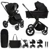 MUUVO Kočík kombinovaný Quick SE 2 Chromium black set 2v1 MQ.SE2.0-W2W1-CHROMIUM-BL