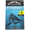 Carp 'R' Us Quick Change Swivel veľ.8 8 ks