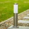 Vonkajšia záhradná lampa E27 INOX PIPE 45 cm so senzorom pohybu Lilium Lumiled