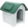 HAFENBANDE Cottage búda pre psov z umelej hmoty - veľ M: Š 72 x H 87 x V 75,5 cm