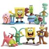 Postavičky Spongebob 8 ks - 4 - 6 cm