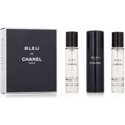 Chanel Bleu de Chanel toaletná voda pánska plniteľný 20 ml + toaletná voda náplň 2 x 20 ml