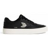 Dámske voľnočasové topánky Cariuma LUAN PRO Black Premium Leather Ivory Logo Sneaker