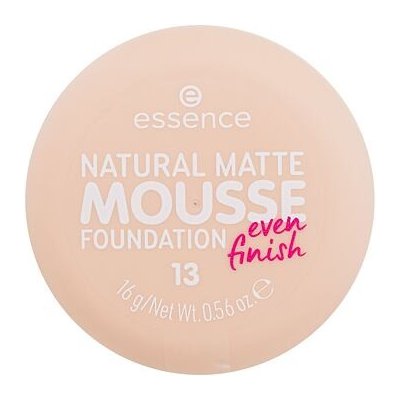 Essence Natural Matte Mousse pěnový make-up pro matný vzhled 16 g odstín 13
