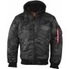 bunda zimná ALPHA INDUSTRIES MA-1 ZH Back EMB Camo