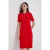 Šaty Tommy Hilfiger červená farba,mini,rovný strih,WW0WW41275 S
