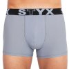 Pánske boxerky Styx športová guma svetlo šedé (G1067) XL