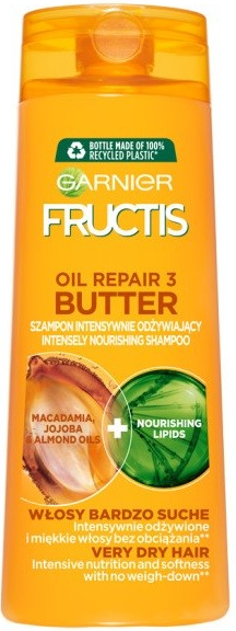 Garnier Fructis Oil Repair 3 Butter intenzívny vyživujúci šampón na veľmi suché vlasy 400 ml