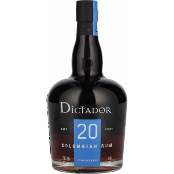 Dictador 20y 40% 0,7 l (čistá fľaša)