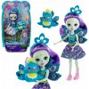 Mattel Enchantimals se zvířátkem Patter Peacock a Flap