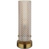 Globo Lighting Karolo stolová lampa 1x40 W zlatá-jantárová 15775T