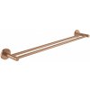 Grohe Essentials - Dvojramenný držiak na uteráky, kefovaný Warm Sunset - 40802DL1