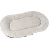 Pelech pre psa ovál LUXURY Hornbach 60 x 40 cm šedý
