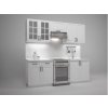 ImportWorld Kuchyňská linka Cosme 220 bílá