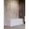RADAWAY IDEA PN DWJ+S 170cm pravá vaňová zástena čelná celorámová do kombinácie, zasúvacie dvere, profil chróm, sklo číre, 10042170-01-01R