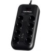 CyberPower Surge Buster™ 8 zásuvek, 2xUSB, 1.8m, German, New P0820SUF0-DE