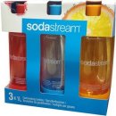 Náhradná fľaša pre sódobar Sodastream Jet TriPack Orange Red Green 1l