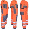 Reflexné montérky PROFI HIVIS GREY ORANGE