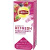 Čierny čaj Lipton Refresh Lesné plody, 25 x 1,6 g