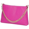 Mondo Italia Dámska kožená kabelka 739 fuchsia Made in Italy Fuchsia