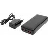 Platinet SET 3v1 Powerbanka 20000 mAh + Nabíjačka 20W Power Delivery, kábel USB-C 1m, čierna PLAPMPB20SETB