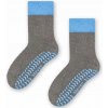 Detské protišmykové ponožky Safety line - 29-31 / šedá/modrá