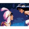 Diamondi Diamantové maľovanie - ALADDIN A JAZMÍNA NA BALKÓNE Rámovanie: vypnuté plátno na rám, Rozmer: 40x50 cm