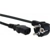 C-TECH napájecí síťový kabel VDE 220/230V 1.8m (CB-PWRC13-18)