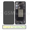 LCD Displej + Dotykové sklo a rám Samsung Galaxy S24 Plus - originál Farba: Čierna