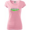 Capoeira nápis - zelený - Pure dámske tričko - 2XL ( Ružová )