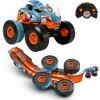 Hot Wheels Monster Trucks na diaľkové ovládanie konvertibilný Rhinomite 1:12 s hračkárskym kamiónom Race Ace 1:64