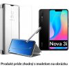 Otváracie Púzdro Luxria Clear View pre Huawei - Strieborné pre Huawei: Nova 3i